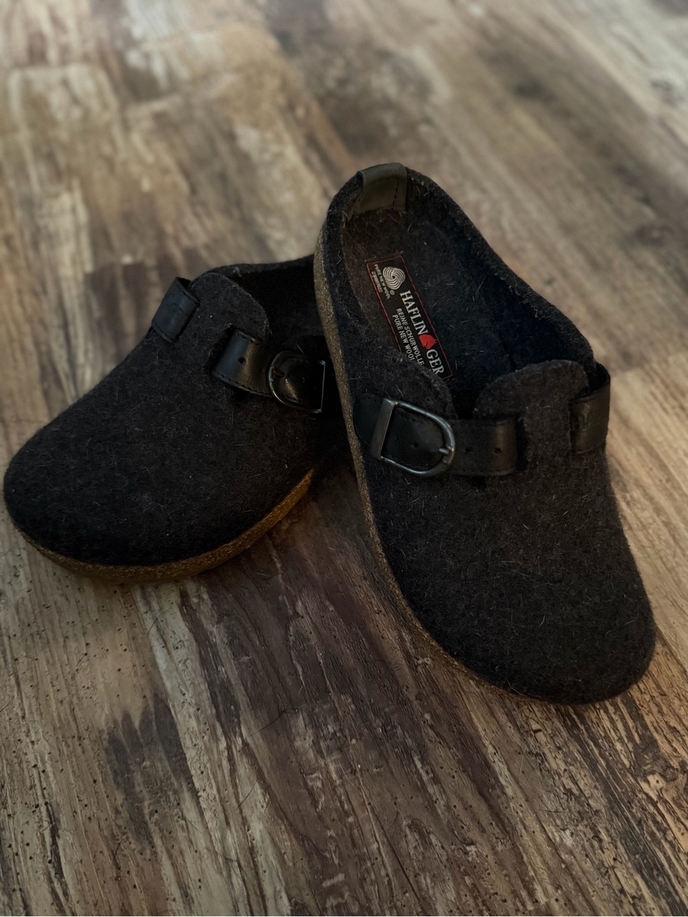 Haflinger GZ clog charcoal 37